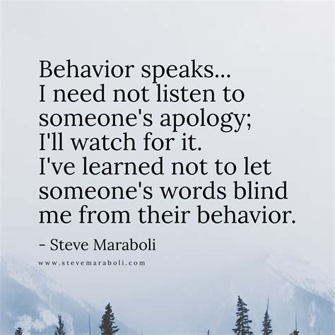 Behavior Speaks Words Quotes To Live By Life Quotes