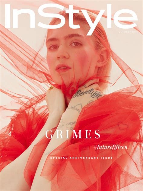 Граймс Grimes в Instyle Uk Grimes Photoshoot Instyle