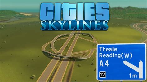 Cities Skylines Motorway Junction Tutorial Youtube