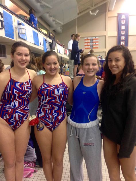 Trinity On Twitter Girls Swim Team Competes N State Championship Meet