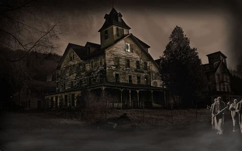 Haunted House Backdrop Haunted House Wallpaper Stop Motion