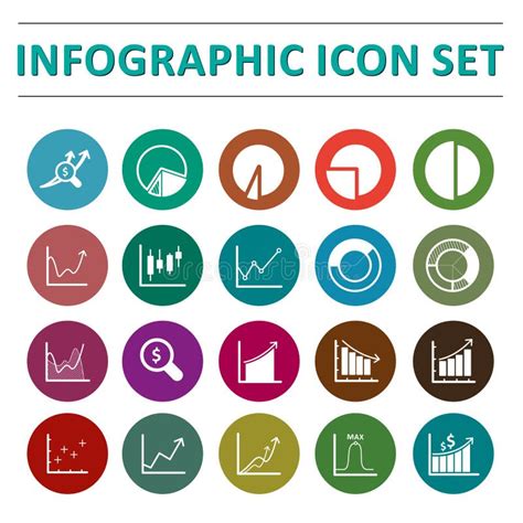 Infographic Icon Set Stock Vector Illustration Of Presentation 56840637