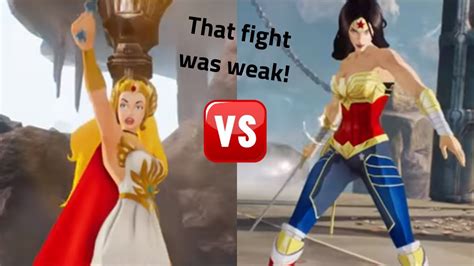 Wonder Woman And She Ra Deserved Better Death Battle Reaction Youtube