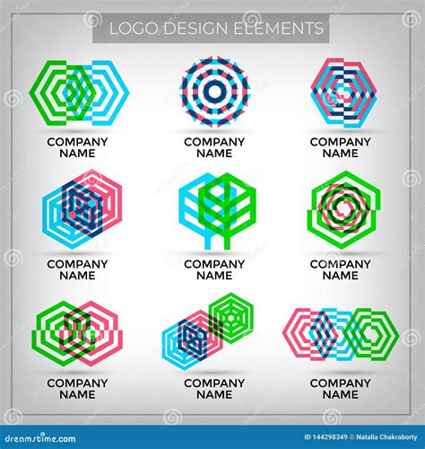 Vector Logo Design Stock Illustration Illustration Of Geometric