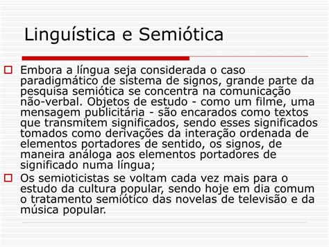 O Que é Análise Linguística Semiótica