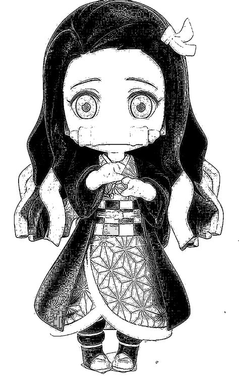 Coloriage De Nezuko Kamado 08 De Demon Slayer