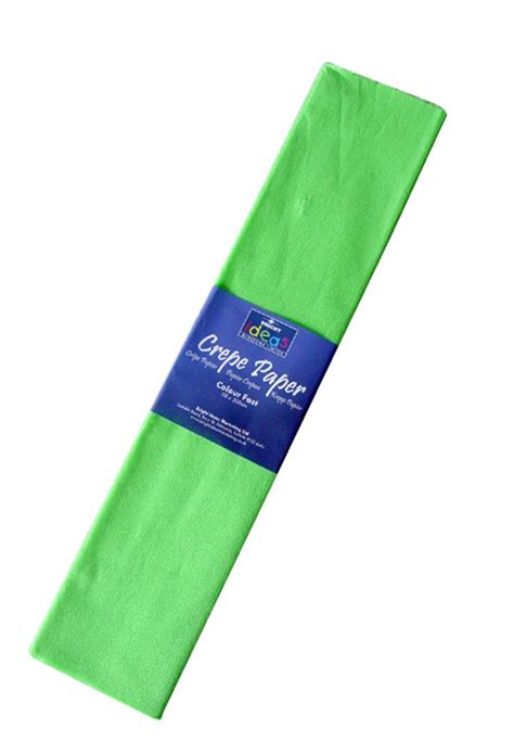 500mm X 3m Crepe Paper 28gsm Light Green Clyde Paper And Print