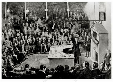 Royal Institution Christmas Lecture 1855 Stock Image H4060166 Science Photo Library