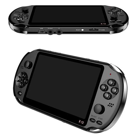 Portable X12 Handheld Game Console 50 Inch Screen 32bit Hd Mp5 Video