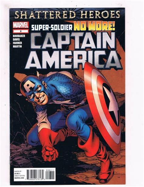 Captain America 8 Nm 1st Print Marvel Comic Book Winter Soldier