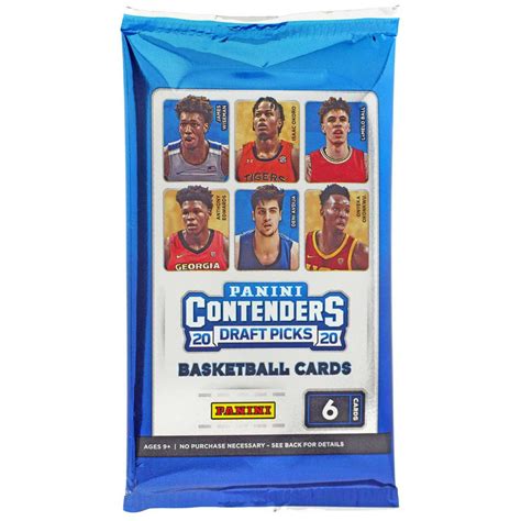 Collegiate Panini 2020 21 Contenders Draft Picks Basketball Trading Card Retail Pack 6 Cards