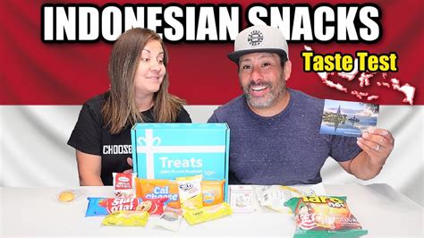 Americans Try Indonesian Food Snacks For The First Time Trying