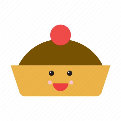 Cake Emoji Emoticon Food Happy Pie Smiley Icon