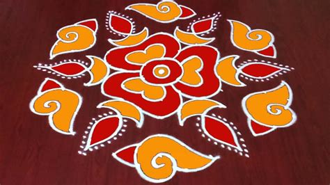 Diwali Rangoli With 137 Dots Diwali Special Kolam Deepavali