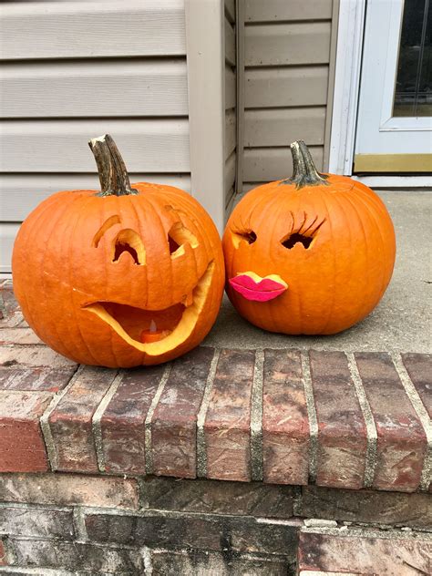 Love How Mine And My Boyfriends Pumpkins Turned Out Cute Couples