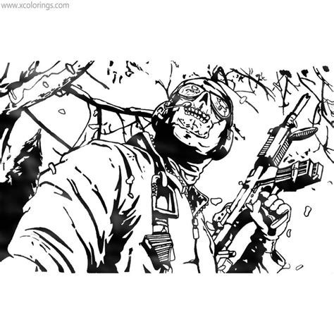 Call Of Duty Coloring Pages Ghost Xcolorings Com