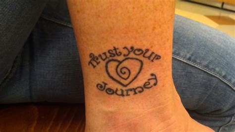 Such, tattoos are printed on arm, forearms, back or even on shoulders. Love this Trust Your Journey Tattoo! | Tattoos for kids ...