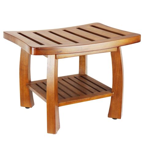 Add additional seating and storage options to your bathroom space with ikea's collection of stools and benches at affordable prices. Teak Storage Bench For Bathroom • Bathtub Ideas