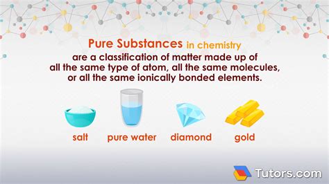 Pure Substances Definition Types Properties And Examples