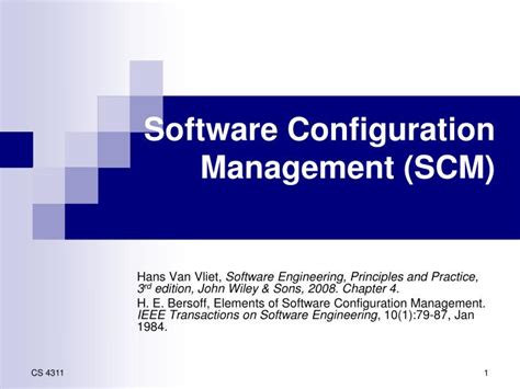 Ppt Software Configuration Management Scm Powerpoint Presentation