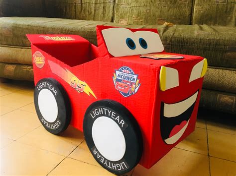 Rayo Mcqueen Carritos De Carton Manualidades Batalla De Boyaca