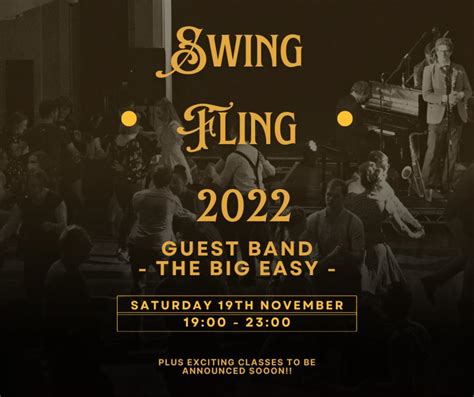 Swing Fling 2022 Tickets On Saturday 19 Nov Luu Swing Soc Fixr