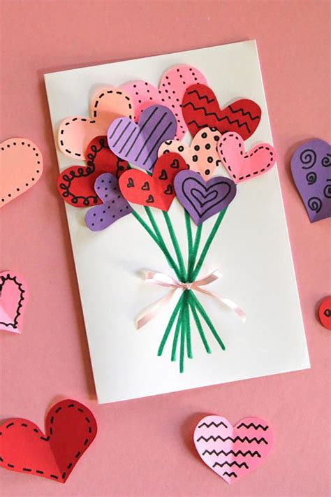 26 diy valentine s day cards homemade valentines country living