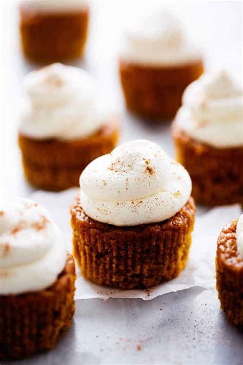 Pumpkin Pie Cupcakes With Cream Cheese Whipping Cream The Recipe Critic