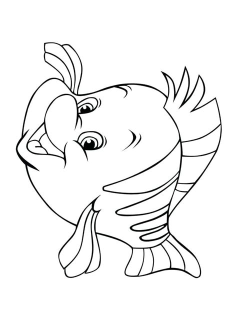Flounder Coloring Pages At Getdrawings Free Download