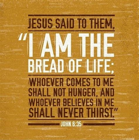 Daily Bible Verse About The Bread Of Life Bible Time