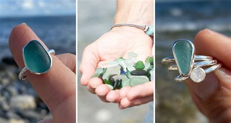 How To Make A Sea Glass Ring With Bezel Setting