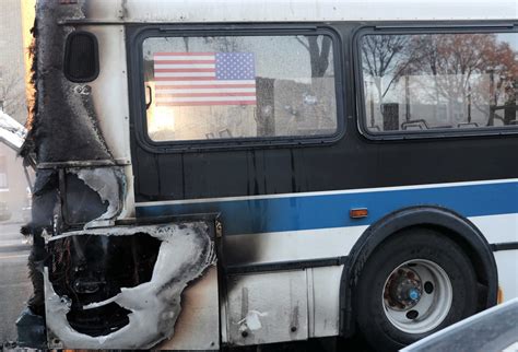 Mta Bus Bursts Into Flames With Passengers On Board