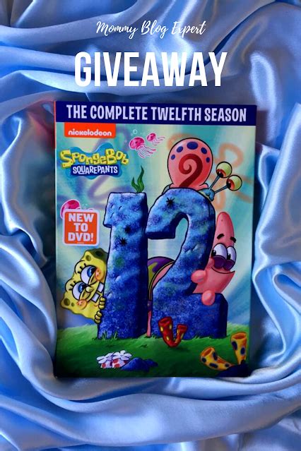 Mommy Blog Expert Spongebob Squarepants Season 12 Giveaway