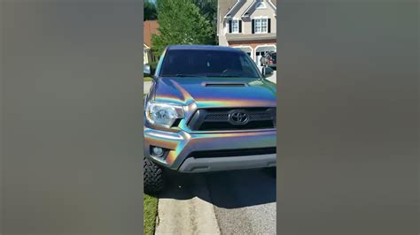 Toyota Tacoma Wrapped In 3m Flip Psychedelic Youtube