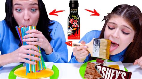 Asmr Choose The Right Item Food Challenge By Lilibu Youtube