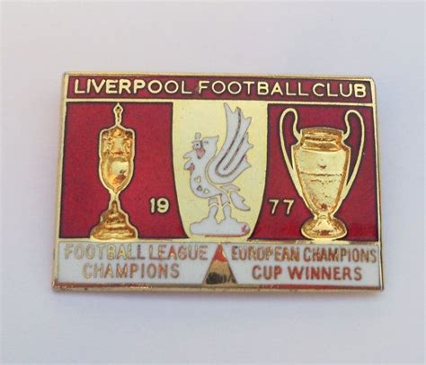 Liverpool 1977 Champions Pin Badge Liverpool Badge Pin Badges