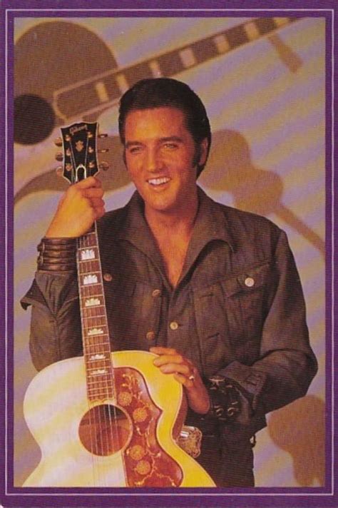 Elvis Presley With Favorite Guitar Gibson J Topics