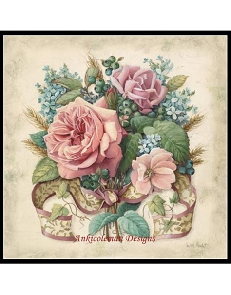 Roses I – Counted Cross Stitch Patterns – Ankicoleman Designs Cross Stitch