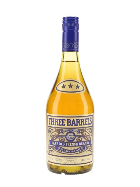 Three Barrels Rare Old French Brandy Lot 95153 Buysell Spirits Online