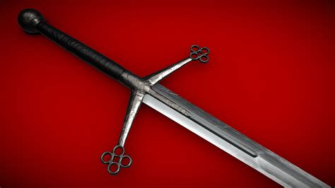 Claymore Sword Buy Royalty Free 3d Model By Ptm Models Ptmmodels