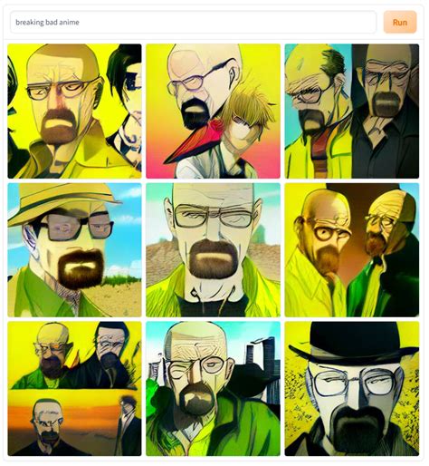 breaking bad anime | DALL-E mini / Craiyon | Know Your Meme