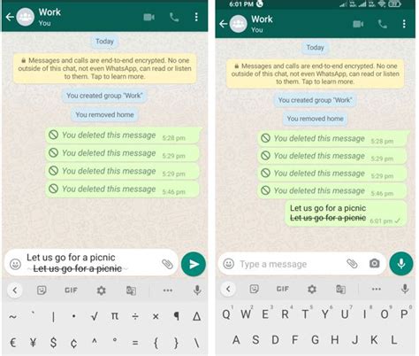 How To Strikethrough The Whatsapp Chat Text H2s Media