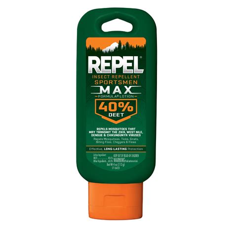 Repel Insect Repellent Sportsmen Max Formula Lotion 40 Percent Deet 4