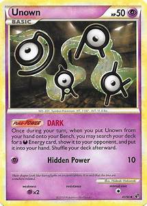 Unown Pokémon Card Value Price Pokemoncardvalue