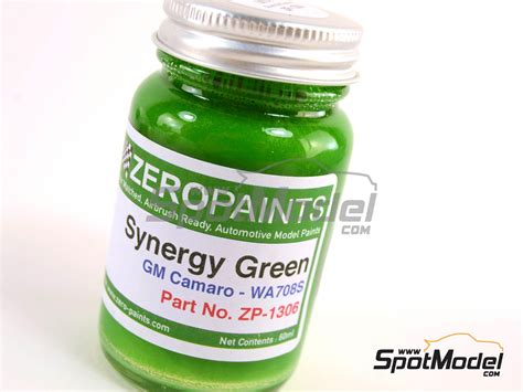 Zero Paints Paint For Airbrush Chevrolet Camaro Synergy Green 1 X 60ml