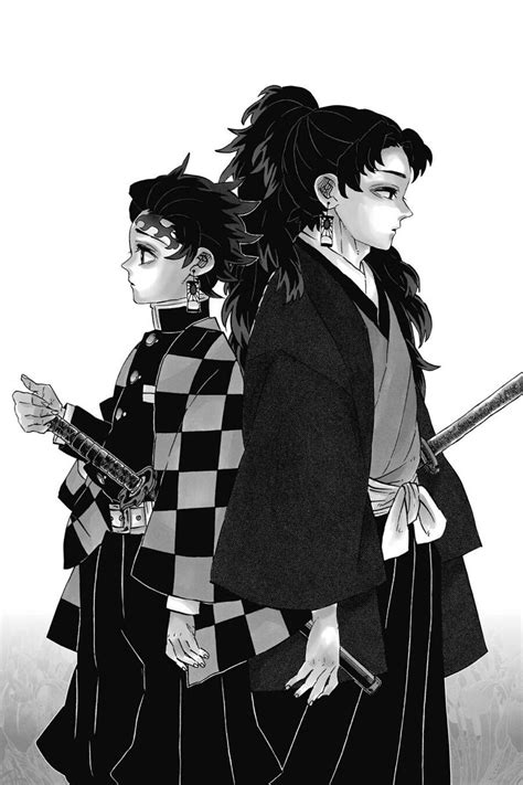 Yoriichi And Tanjirou Manga Panel Demon Slayer Manga Artist Art Style