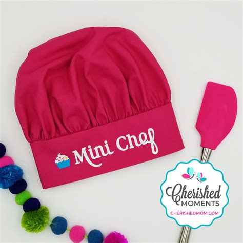 Personalized Kids Chef Hat Kids Cupcake Chefs Hat Etsy