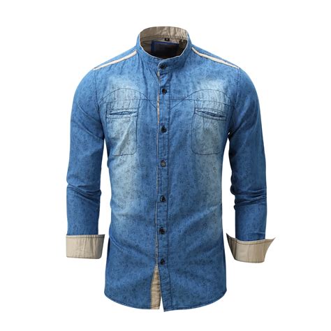 Plus Size Fredd Marshall 2017 Brand New Men Dress Shirt Male Jean