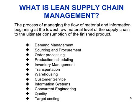 Lean Supply Chain Clear Path