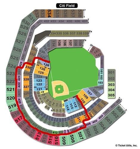 Mets Citi Field Seating Chart